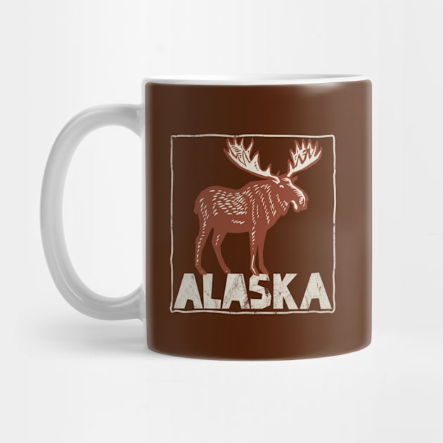 Alaska Moose Lover Alaskan Native Resident Visitor Souvenir by SeaLAD